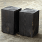 Hyo Table | Wood Cube Side Table - MAIA HOMES