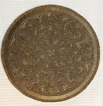 Golden Orion Round Beaded Placemat