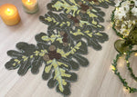 Long Leaf Beaded Table Runner