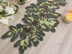 Long Leaf Beaded Table Runner