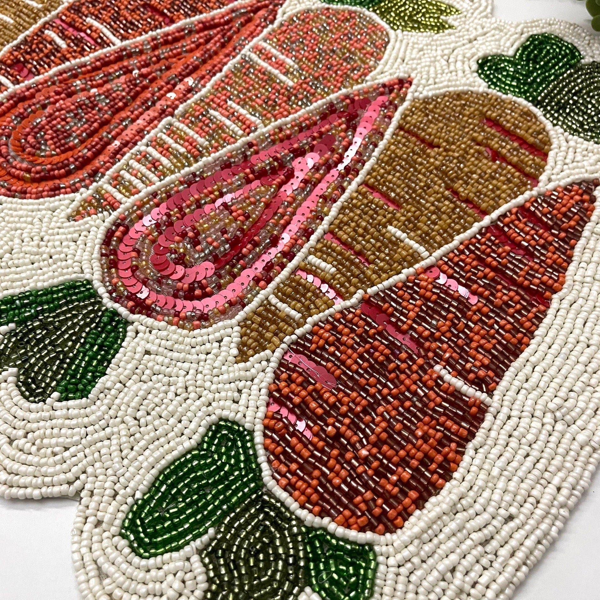 Carrot Easter Beaded Table Runner - MAIA HOMES