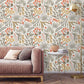 Illustrated Herbs Botanical Leaves Wallpaper - MAIA HOMES