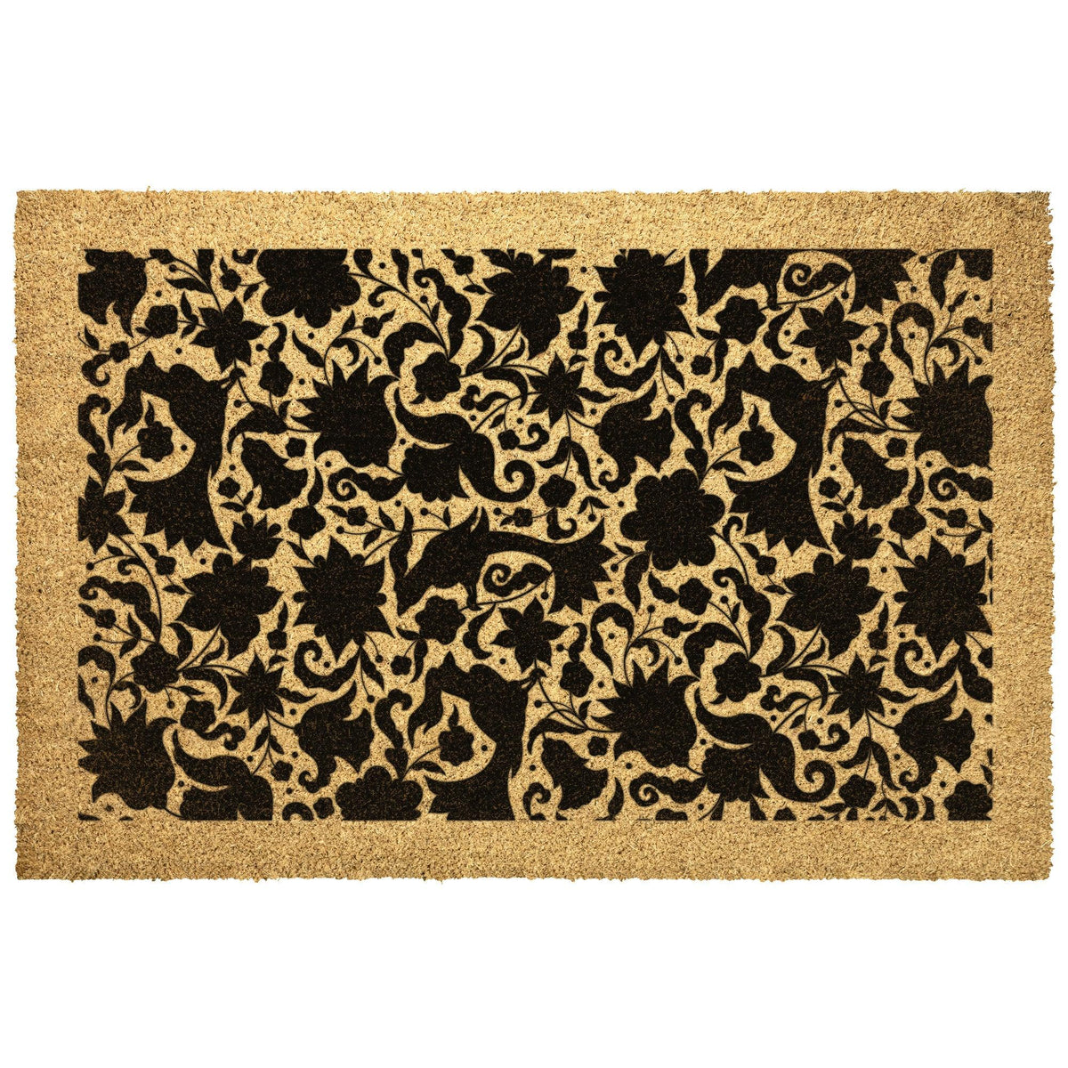 Indian Flowers Door Mat 24x16