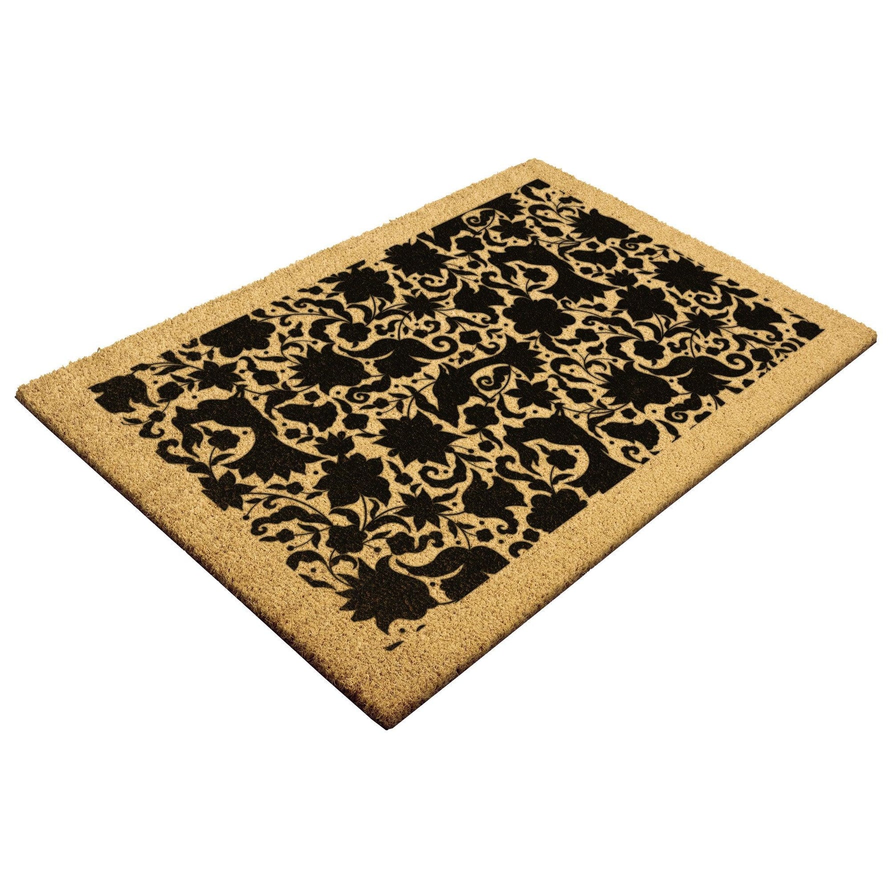 Indian Flowers Door Mat