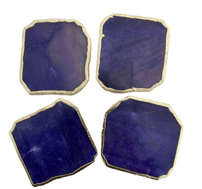 Indigo Agate Aventurine Coaster Set of 4 - MAIA HOMES