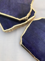 Indigo Agate Aventurine Coaster Set of 4