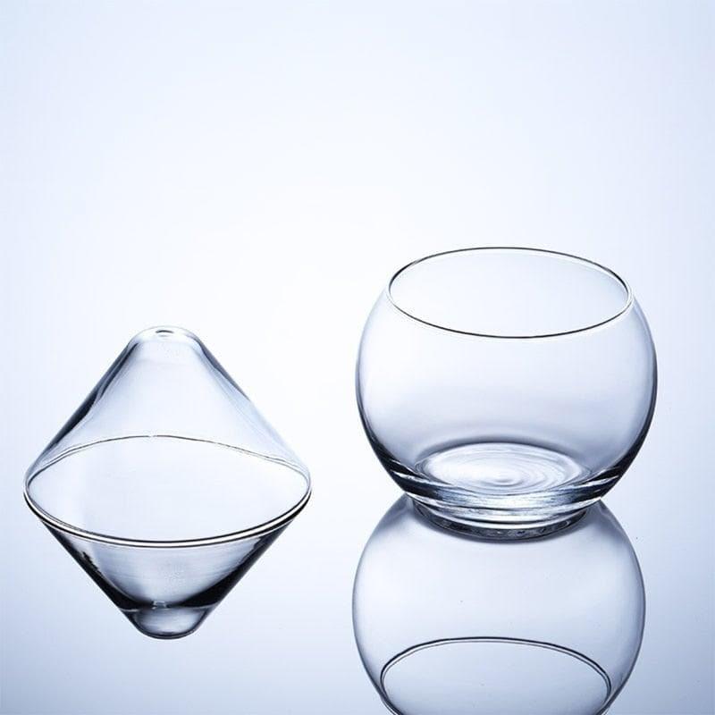 Interlayer Triangle Cocktail Glass