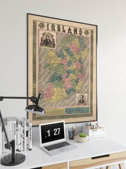 Ireland Map Print| Art History