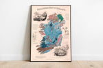 Ireland Map Print| Fine Art Prints