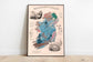 Ireland Map Print| Fine Art Prints - MAIA HOMES