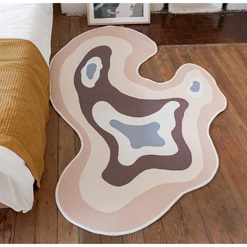 Irregular Lava Accent Rug