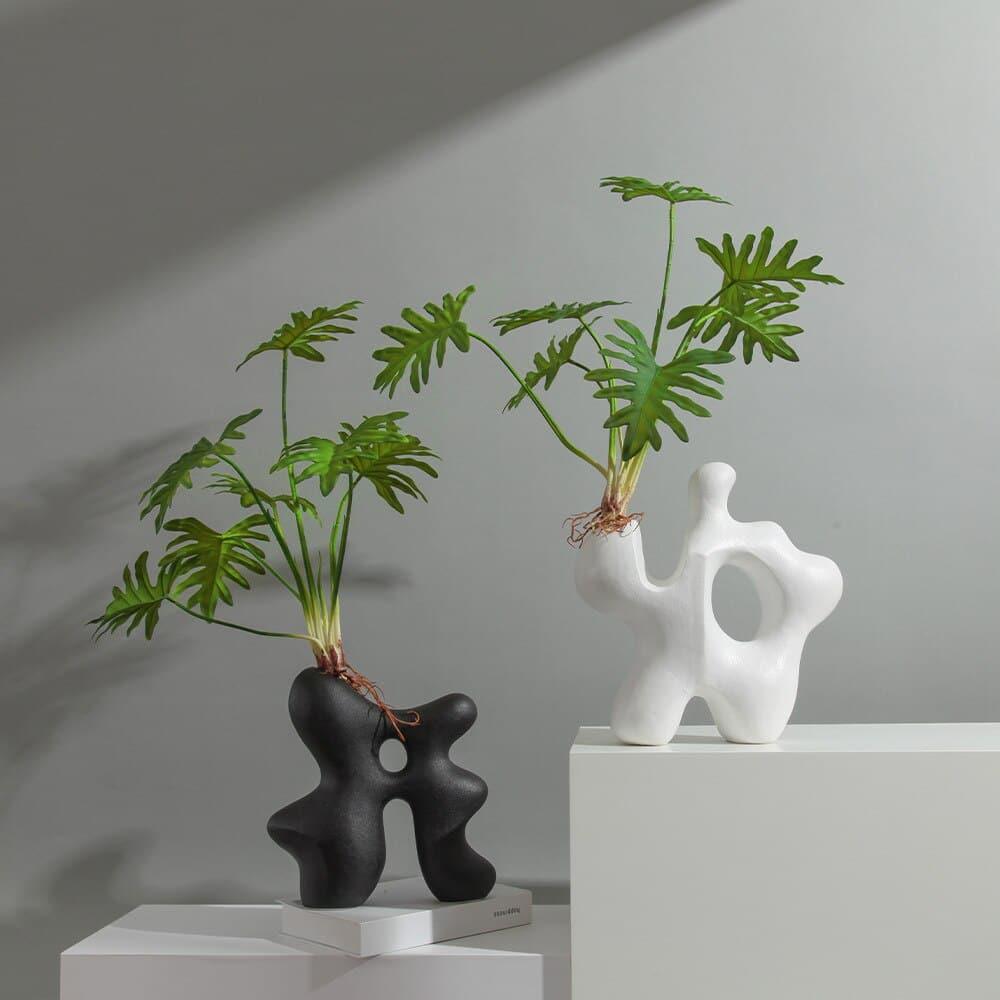 Irregular Organic Shaped Ceramic Vase - MAIA HOMES