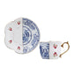 Irregularly Chinoiserie Tiger Mug and Saucer Set - MAIA HOMES