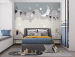 It's a Beautiful Sky Nursery Wallpaper