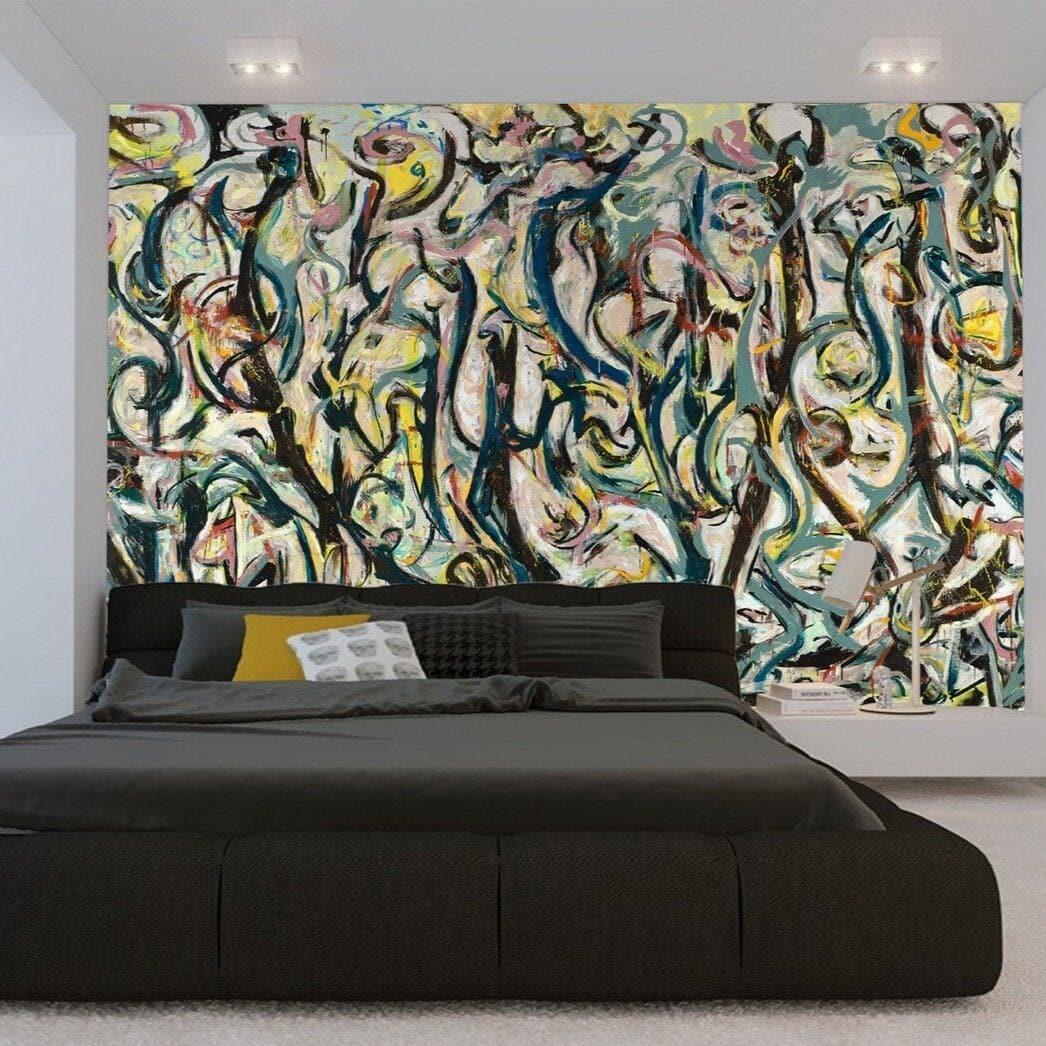 Jackson Pollock Modern Abstract Art Wall Mural