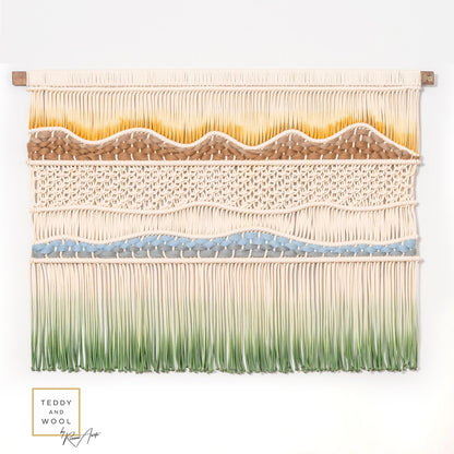 JANE Hand Dyed Wall Hanging Macrame - MAIA HOMES