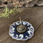 Japanese Enamel Incense Holder Dish