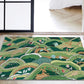 Japanese Green Mountains Door Mat