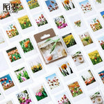 Japanese Scrapbooking Stickers Set - 45 pcs U