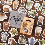 Japanese Scrapbooking Stickers Set - 45 pcs I