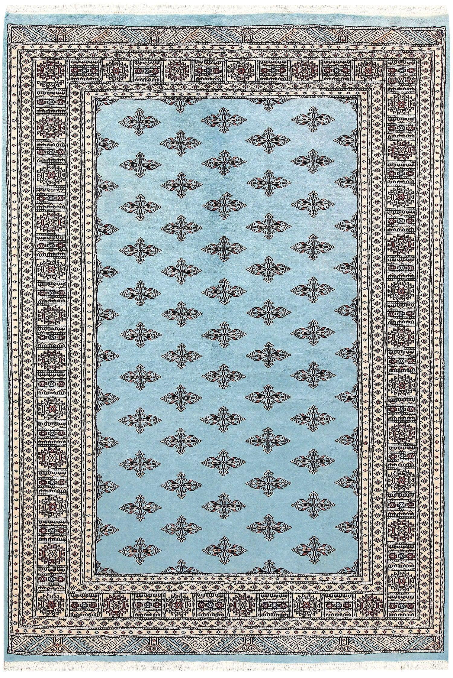 Javarak Blue Hand Knotted Area Rug