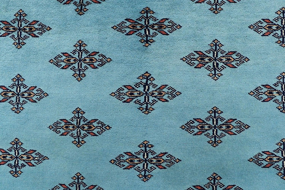 Javarak Blue Hand Knotted Area Rug