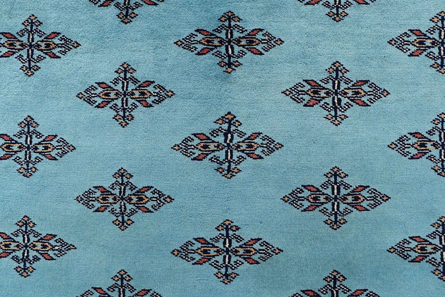 Javarak Blue Hand Knotted Area Rug