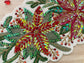 Jingle Leaves Beaded Table Runner