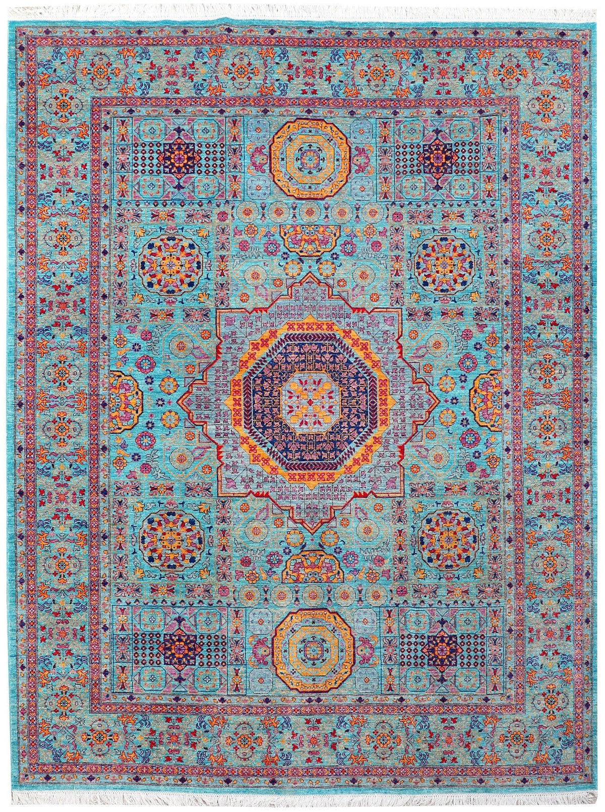 Joyous Queen Wool Hand Knotted Area Rug