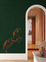 Jumping Horse Metal Wall Art