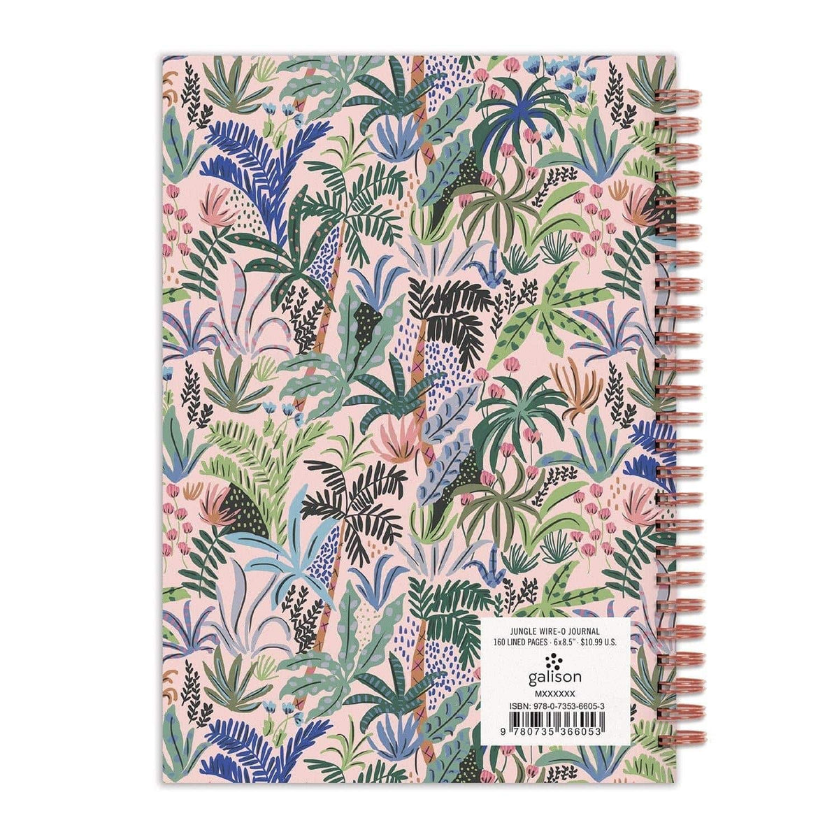 Jungle 6 x 8 Wire-O Journal