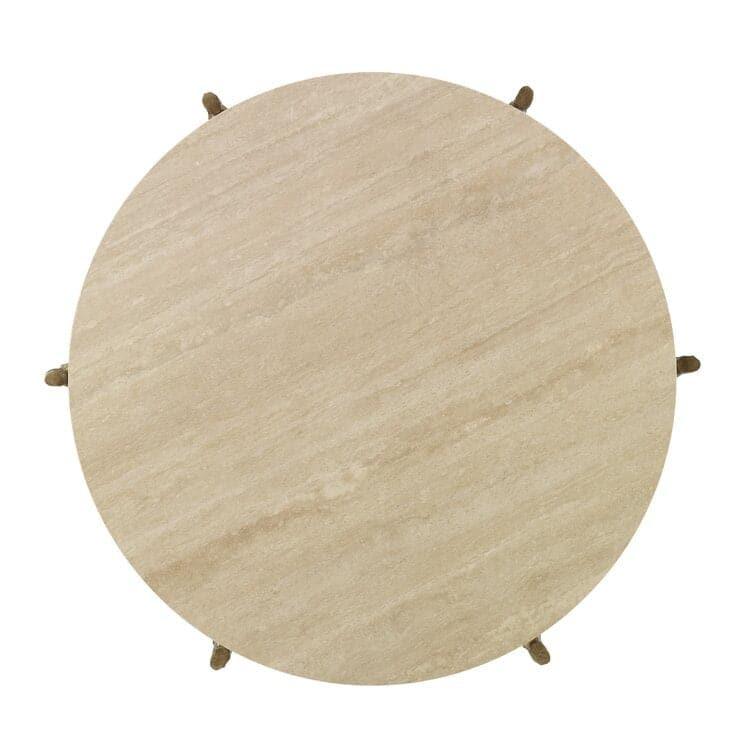 Jupiter Hammered Round Coffee Table - MAIA HOMES