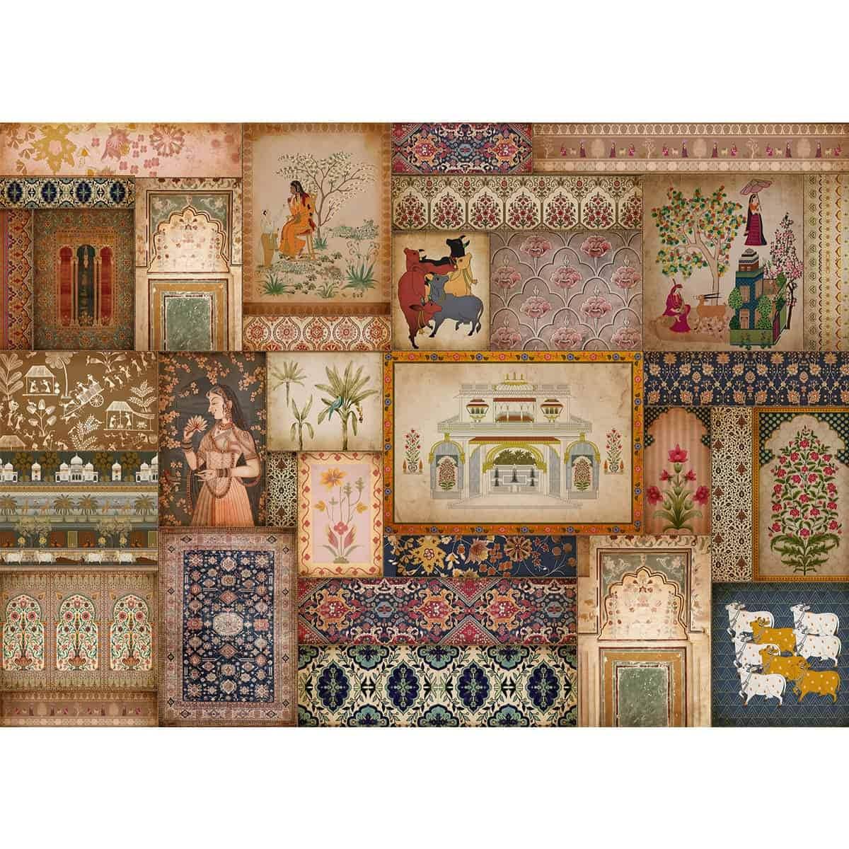Kahani, Indian Art Collage Wallpaper