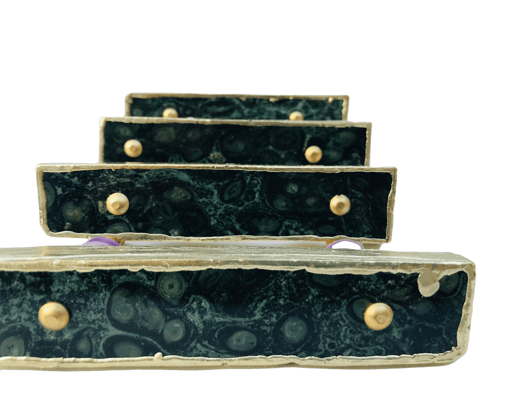 Kambaba Jasper Agate Cabinet Door Pull Handle - Set of 4