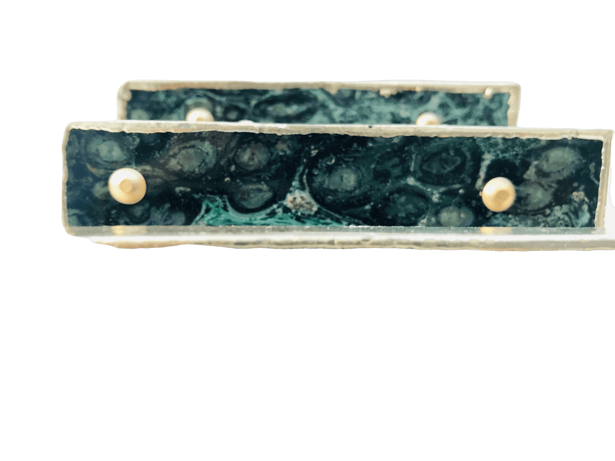 Kambaba Jasper Agate Cabinet Door Pull Handle - Set of 4