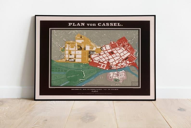 Kassel Map Print| Art History