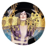 Klimt Kiss Oil Painting Decorative Wall Hanging Plate Judith