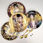 Klimt Kiss Oil Painting Decorative Wall Hanging Plate