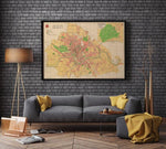 Krakow Map Print| Fine Art Prints