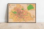 Krakow Map Print| Fine Art Prints