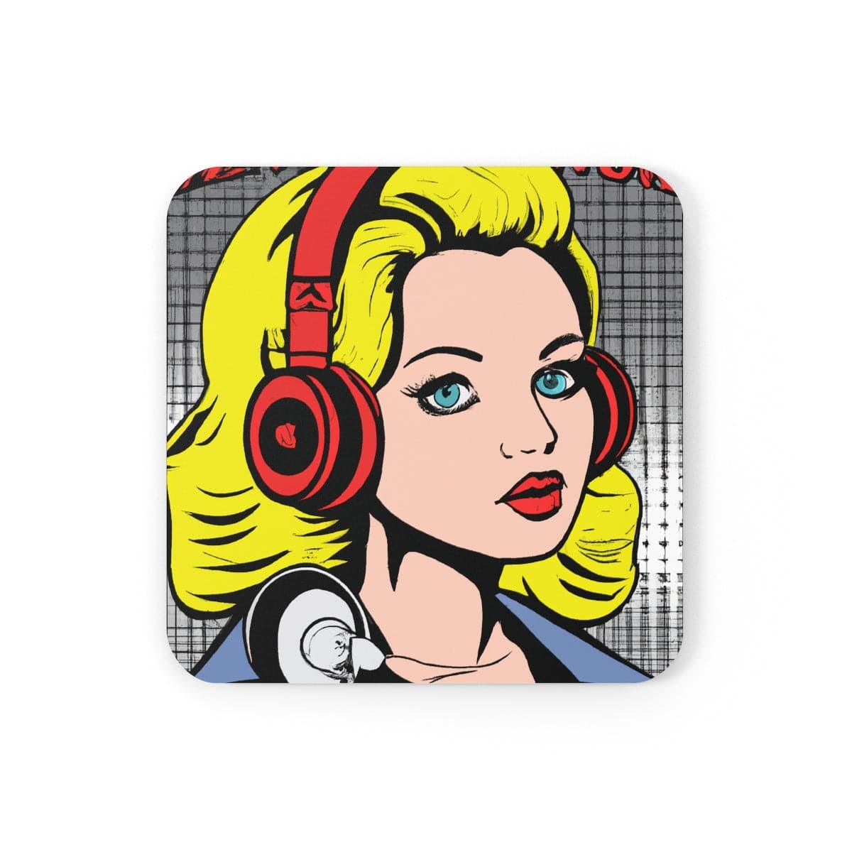 La Blonde III Cork Back Coaster - MAIA HOMES