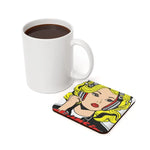 La Blonde IV Cork Back Coaster