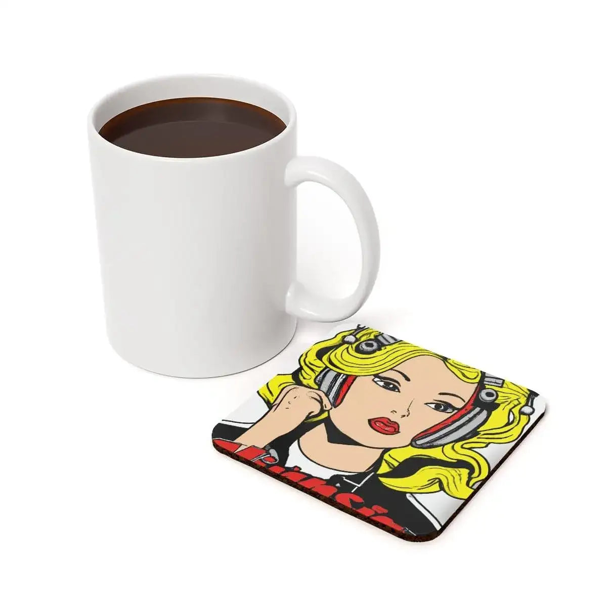 La Blonde IV Cork Back Coaster