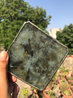 Labradorite Agate Coaster - Set of 4