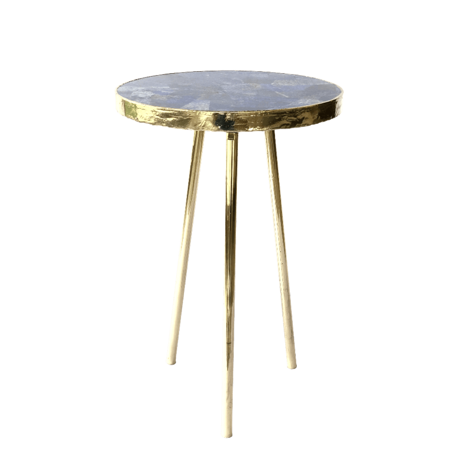 Lapis Lazuli Round Coffee Side Table