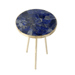 Lapis Lazuli Round Coffee Side Table