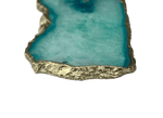 Large Aqua Agate Cheese platter Tray