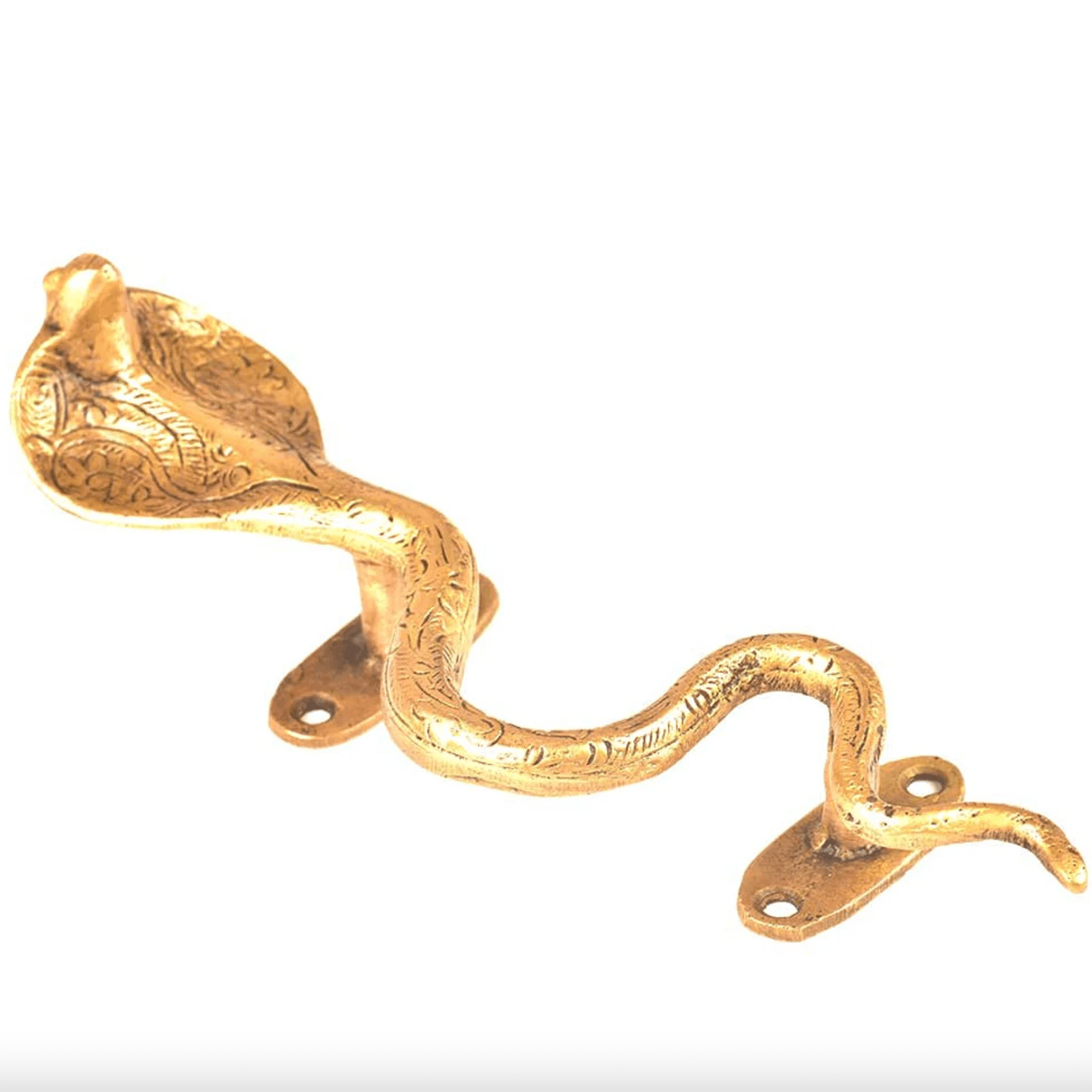 Large Brass Cobra Door Pulls