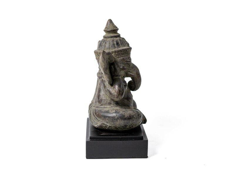 Large Bronze Sitting Ganesh Statue