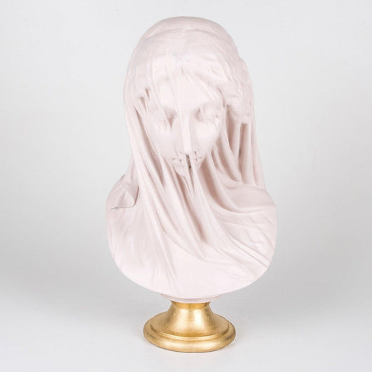 Large Gauze Woman Bust Sculpture - MAIA HOMES